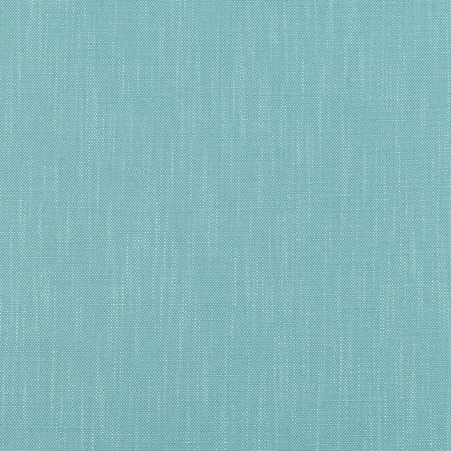 Close view of aqua-teal Milani fabric with fine woven vertical texture