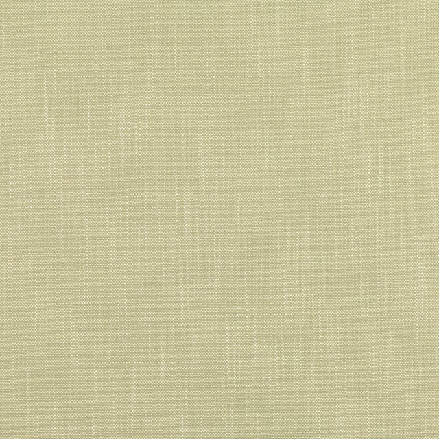 Pale lovage-green woven textile with fine vertical striations and a tiny grid texture