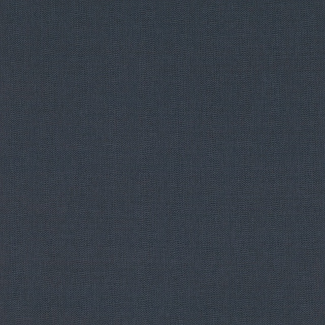 Close-up of dark blueberry-blue fabric showing a fine, subtly crosshatched weave.