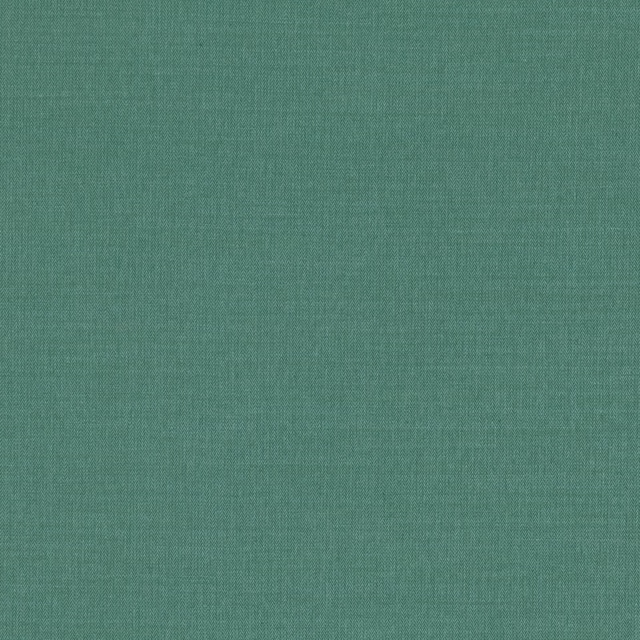Muted teal plain-weave fabric with fine crosshatched texture and soft tonal depth