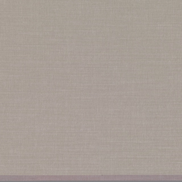 Warm greige-taupe woven swatch with fine crosshatch texture and mauve lower band