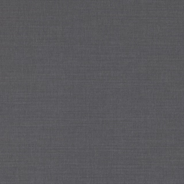 Close view of Miro Gunmetal’s cool charcoal-grey fine woven texture