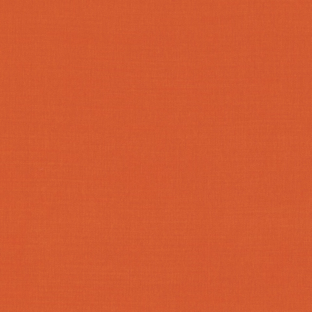 Close-up of warm henna-orange plain weave with a fine, even texture