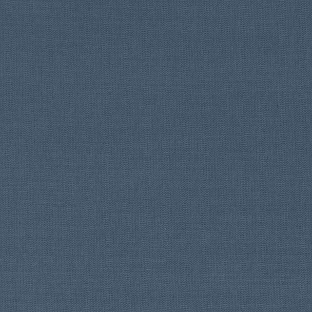 Close-up of muted slate-blue fabric with a fine, subtly mottled woven texture