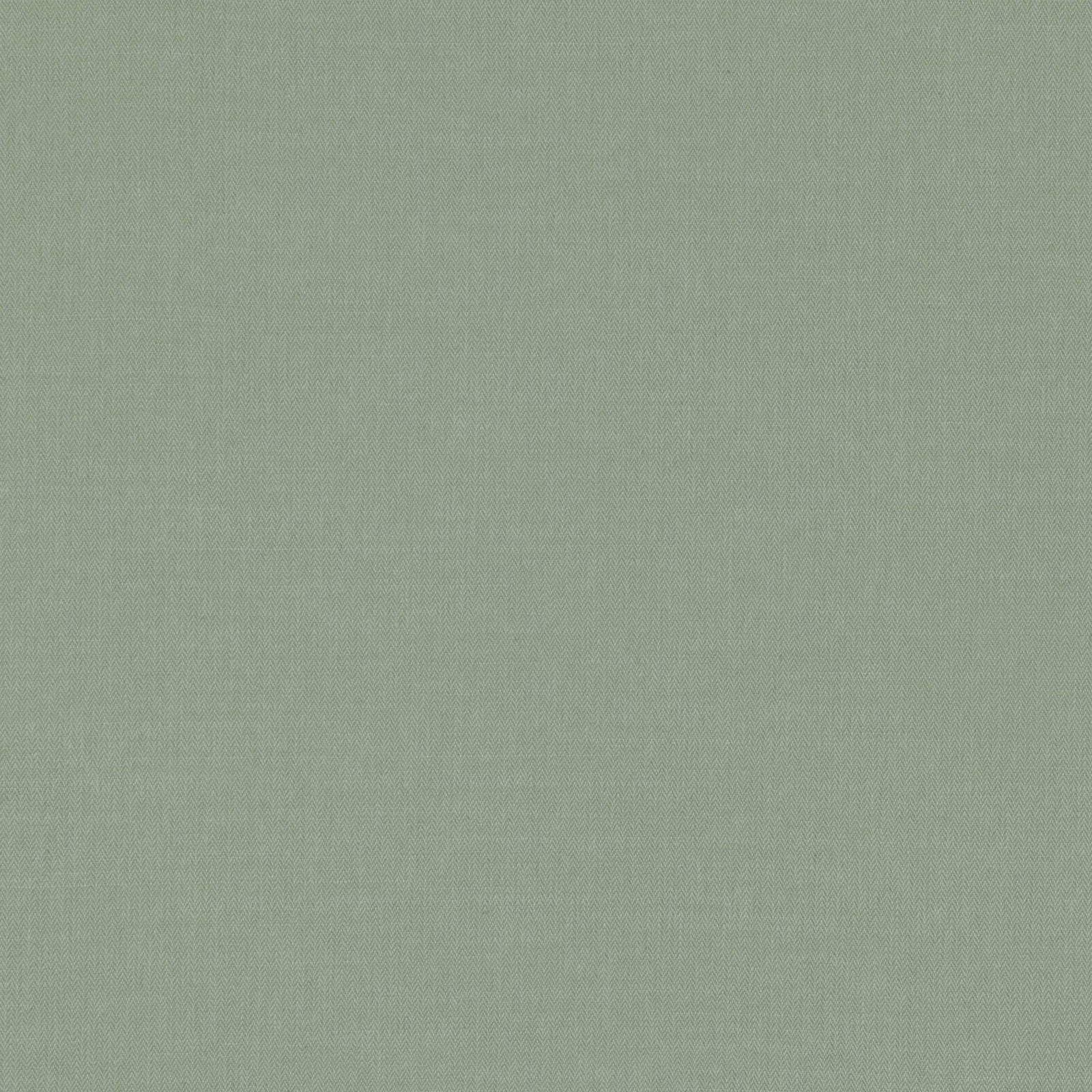 Close-up of muted sage-green fabric with a fine, softly textured plain weave