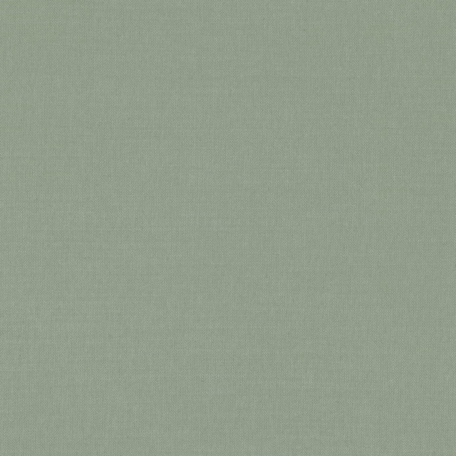 Close-up of muted sage-green fabric with a fine, softly textured plain weave