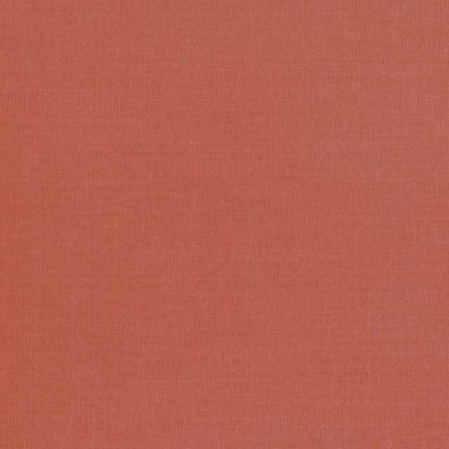 Close-up of muted terracotta plain weave with a fine, even surface texture