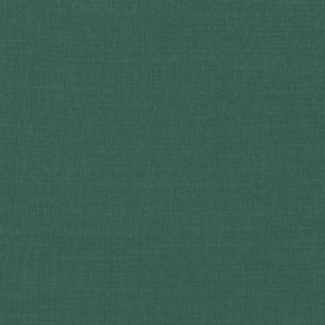 Close-up of deep spruce teal fabric with a fine, subtly varied woven texture