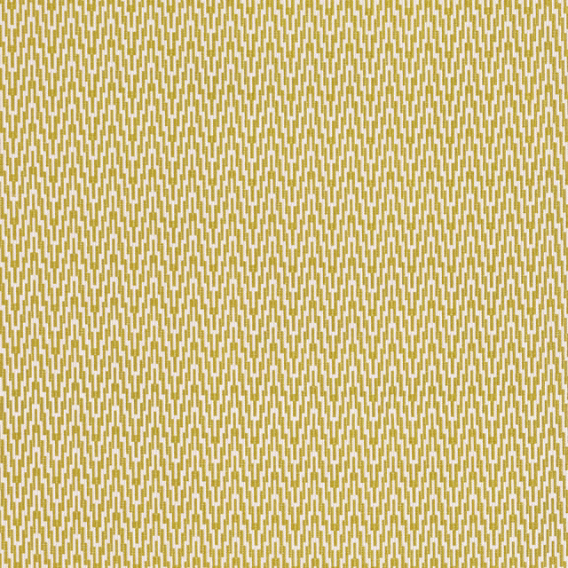 Wasabi olive and ivory fabric with a dense small-scale zigzag weave
