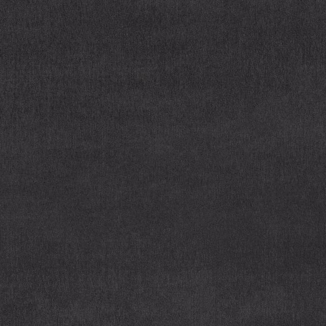 Near-black charcoal textile showing subtle vertical mottling across its woven surface