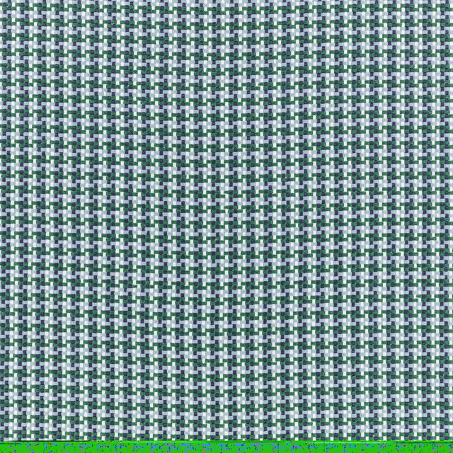 Forest green, white and grey flecked woven texture in a close-up swatch