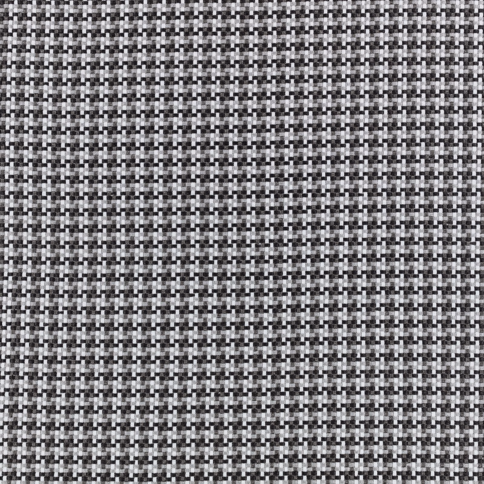 Dense slate-grey outdoor weave with charcoal, white and lighter grey flecks