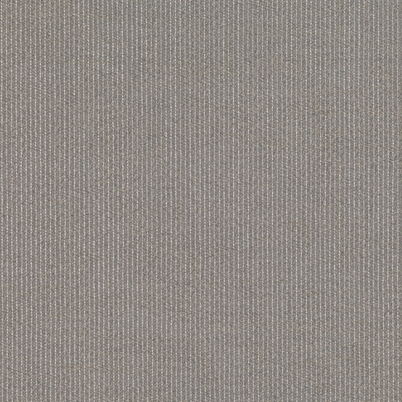 Grey-taupe woven fabric with fine vertical rib and softly varied texture