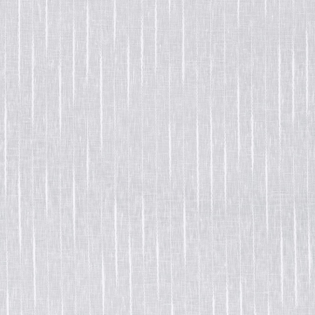 Pale porcelain-grey woven fabric with delicate irregular vertical white striations