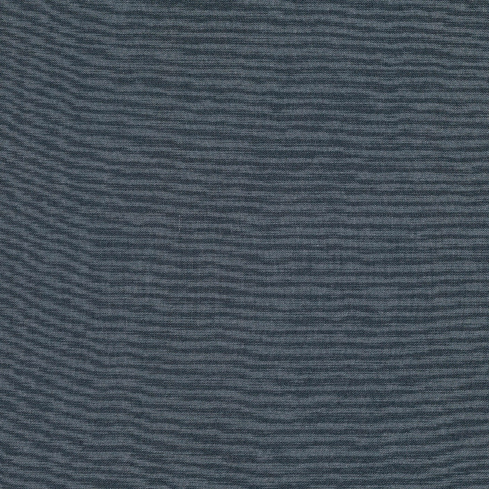 Deep slate blue-grey plain weave showing a softly textured surface