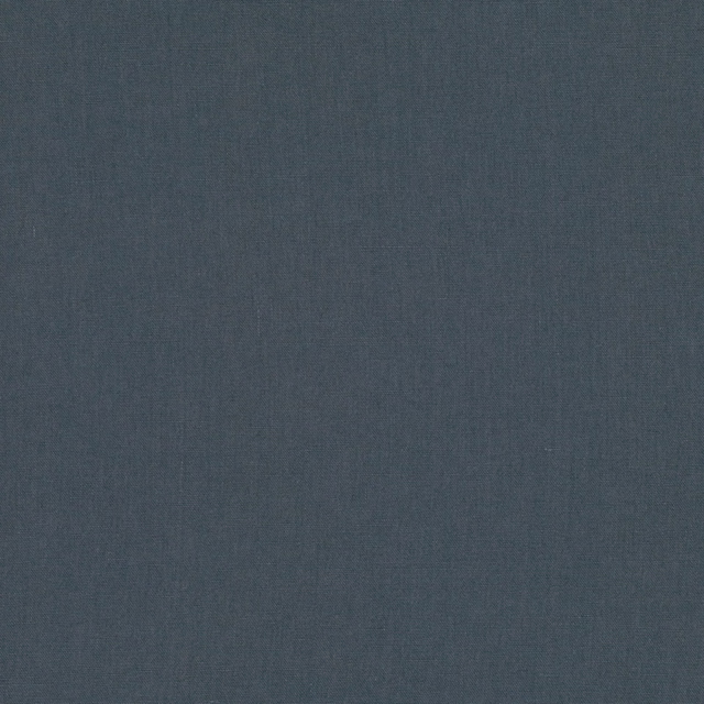 Deep slate blue-grey plain weave showing a softly textured surface