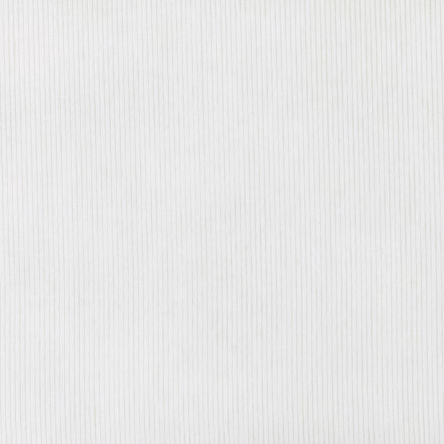 Pale shell-ivory fabric with fine, closely spaced vertical ribbing