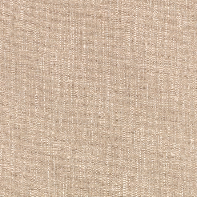Close-up of Kelby Almond's warm almond-beige woven texture with fine vertical slubs