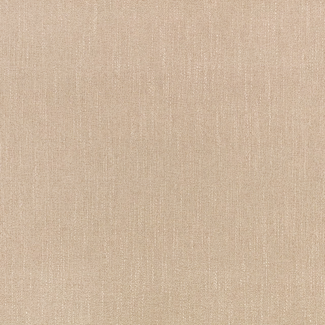 Warm almond-beige plain weave with subtle vertical slubs and soft nubby texture