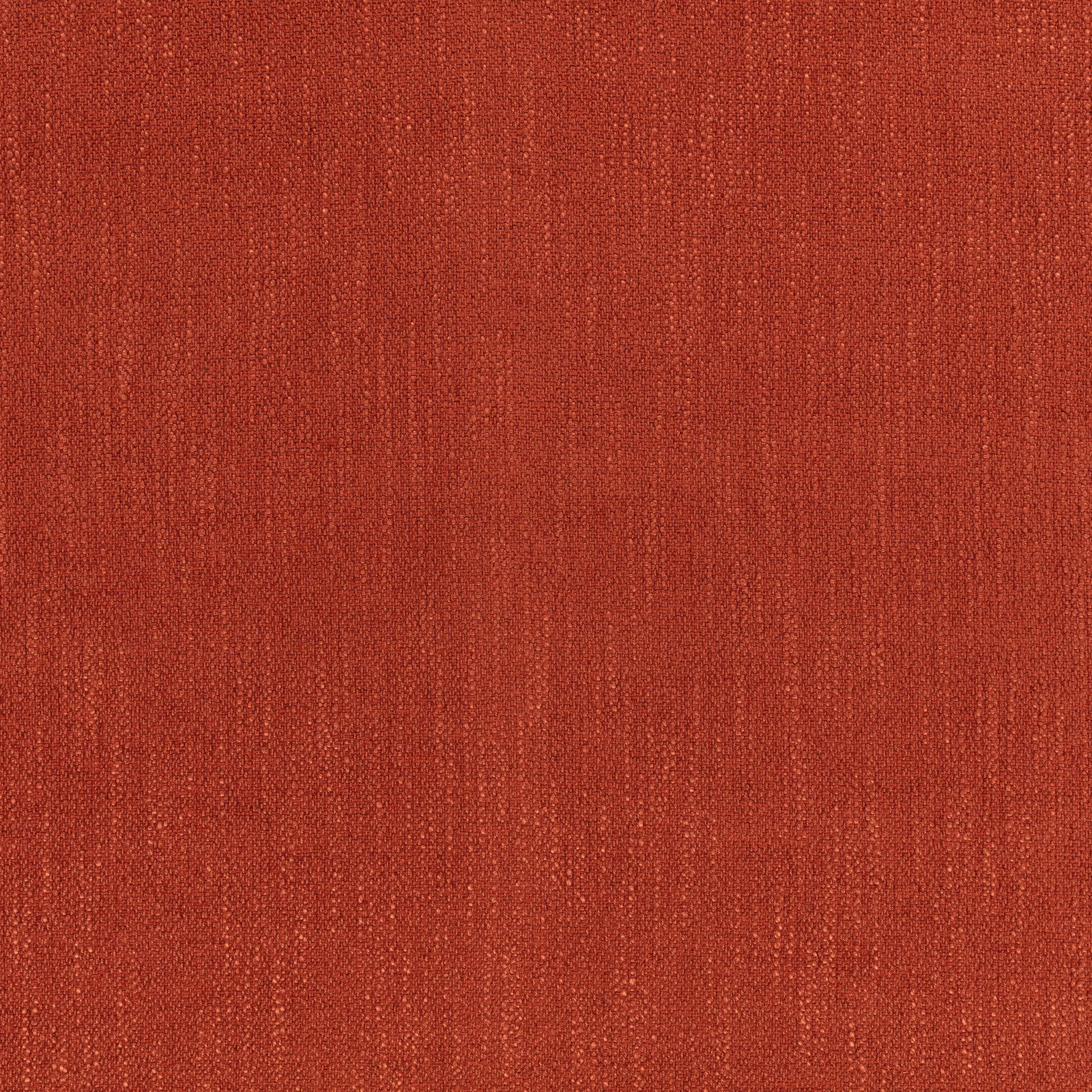 Warm rust-red woven fabric with fine vertical striations and subtle tonal variation