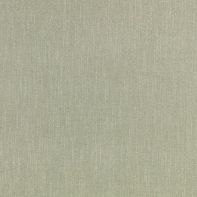 Close-up of muted lichen-green woven fabric with fine vertical slub texture