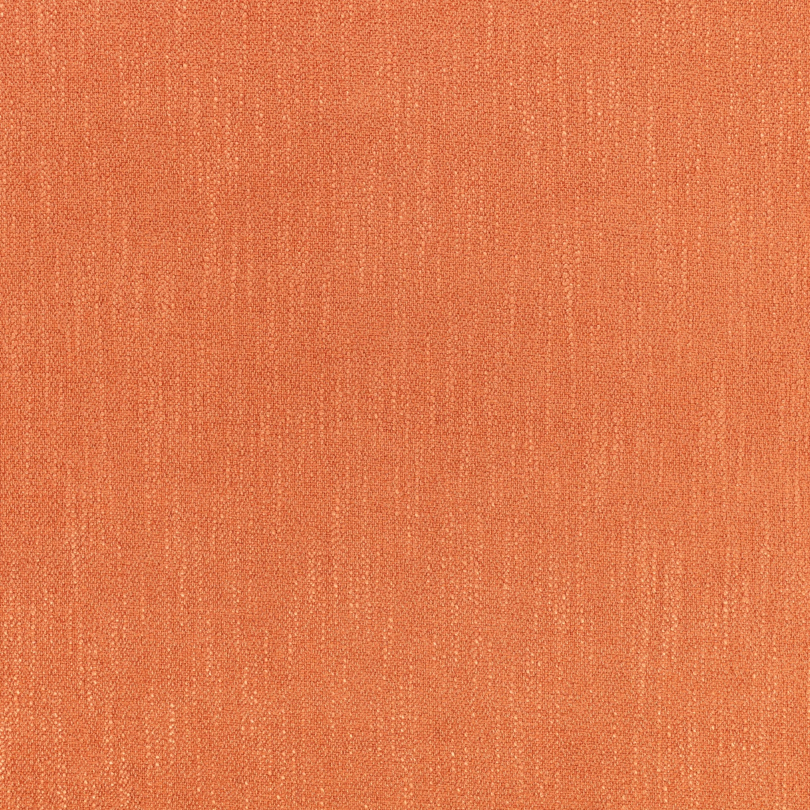 Warm mango-orange woven fabric with fine vertical striations and subtle tonal flecks