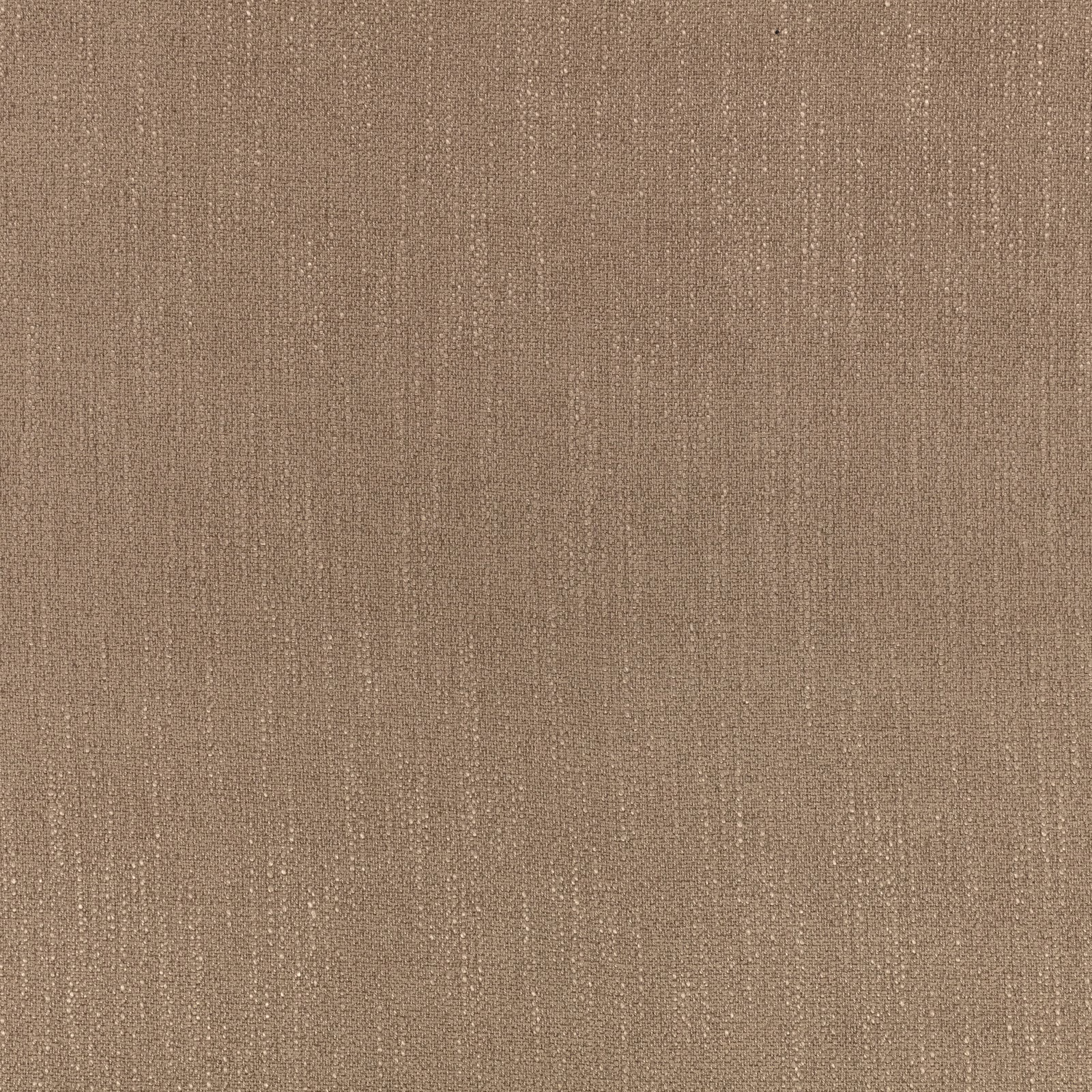 Warm porcini taupe fabric with fine vertical slubs and a softly textured weave