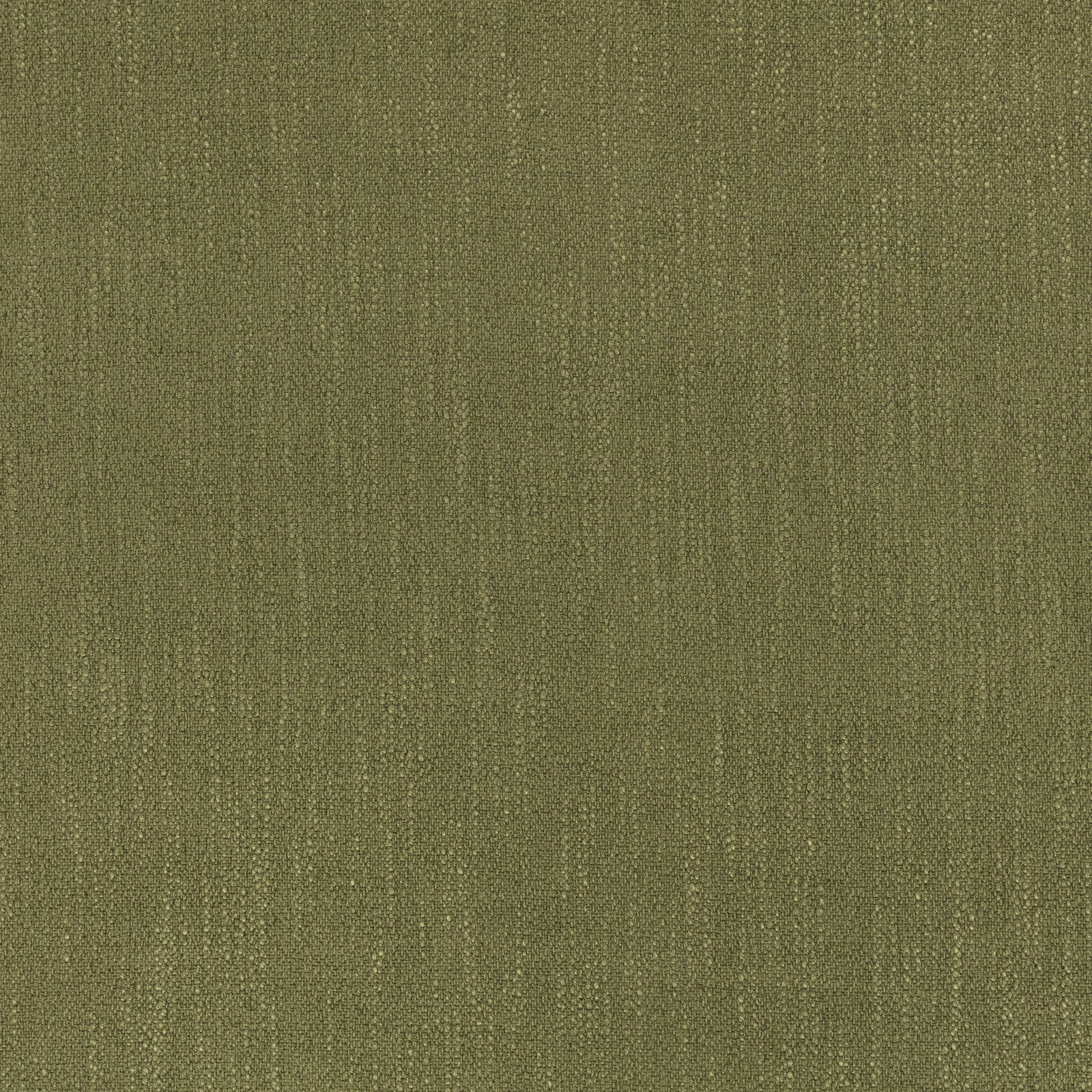 Muted tarragon-olive textile with fine vertical woven texture and earthy tonal flecks