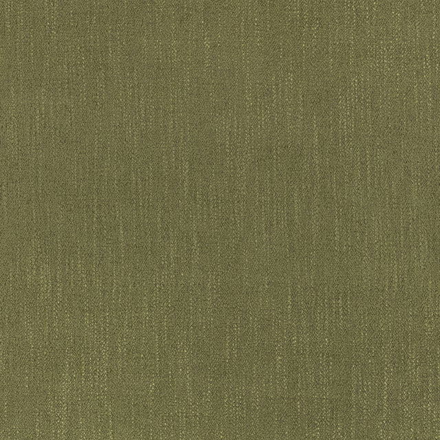Muted tarragon-olive textile with fine vertical woven texture and earthy tonal flecks
