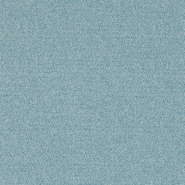 Muted blue-teal woven fabric with a tiny pale flecked texture