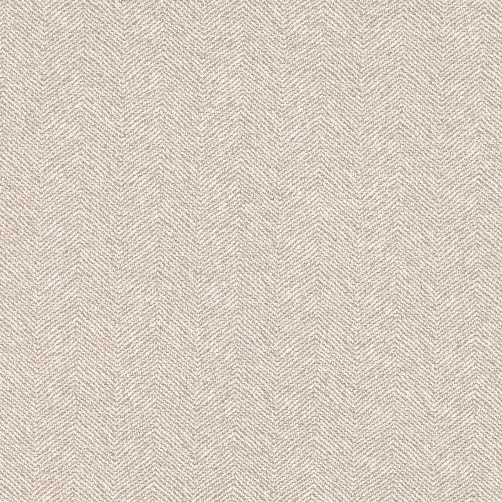 Pale linen-beige textile with a closely spaced chevron herringbone weave