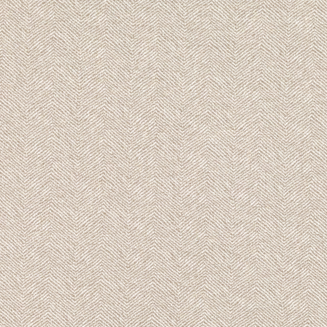 Pale linen-beige textile with a closely spaced chevron herringbone weave