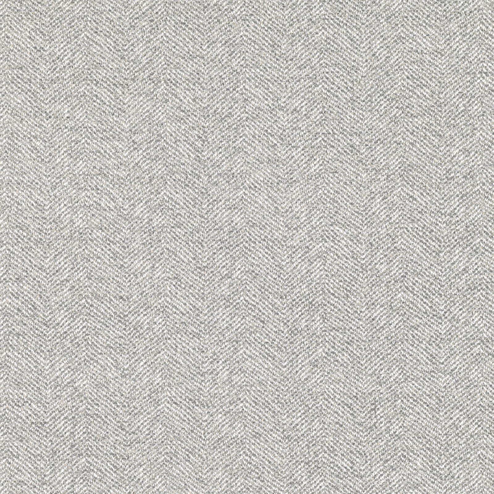 Cool Swedish grey fabric with a fine, softly broken herringbone weave