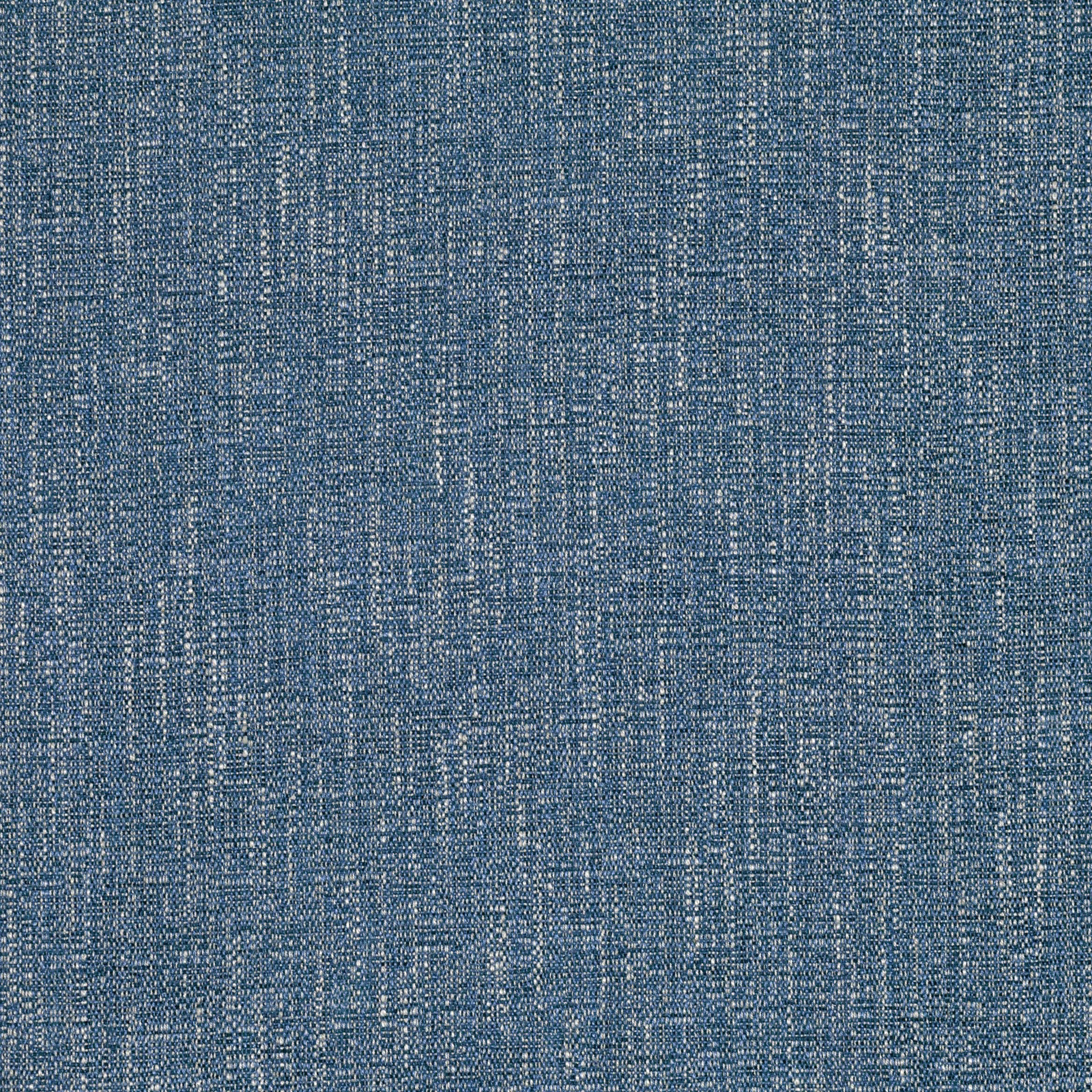 Close-up of weathered cobalt weave with fine pale flecks and vertical texture