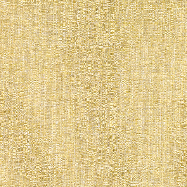 Close view of muted golden-ochre plain weave with fine ivory flecks