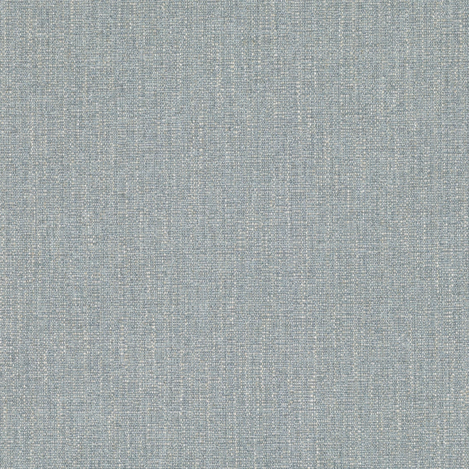 Close-up of pale blue-grey Kelby Rockpool fabric with a fine flecked weave