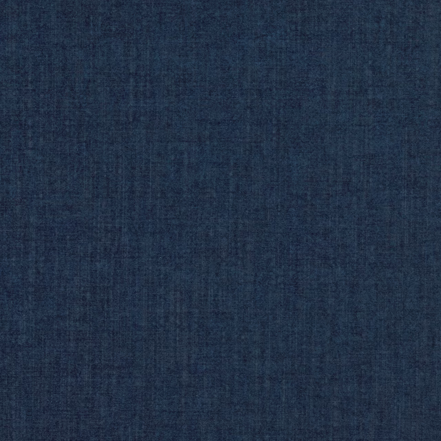 Deep indigo woven textile with subtle vertical striations and softly mottled blue texture