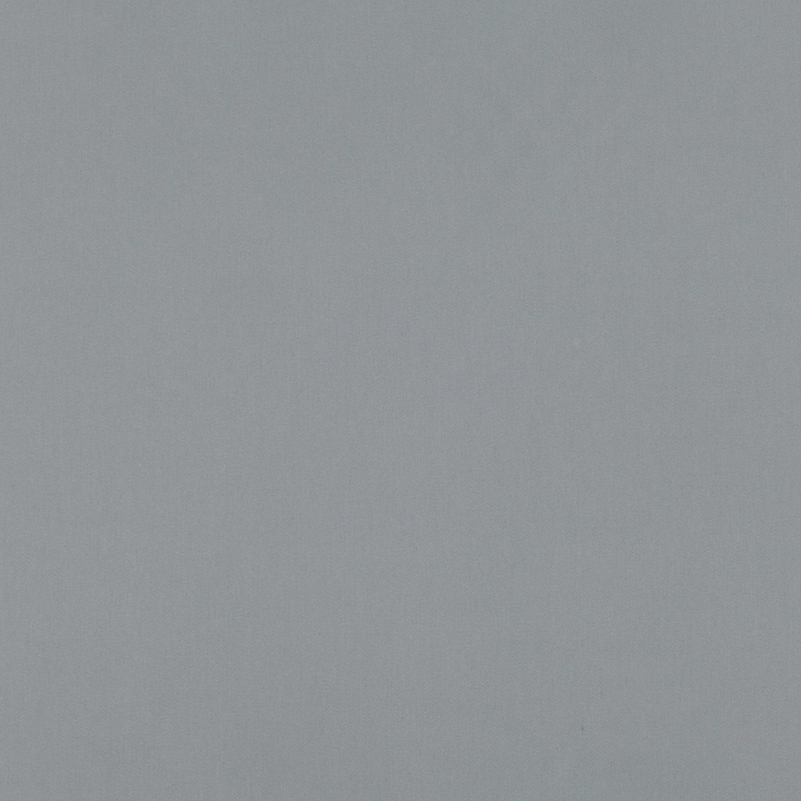 Close-up of cool blue-grey Oriel Gris fabric with a subtle even woven texture