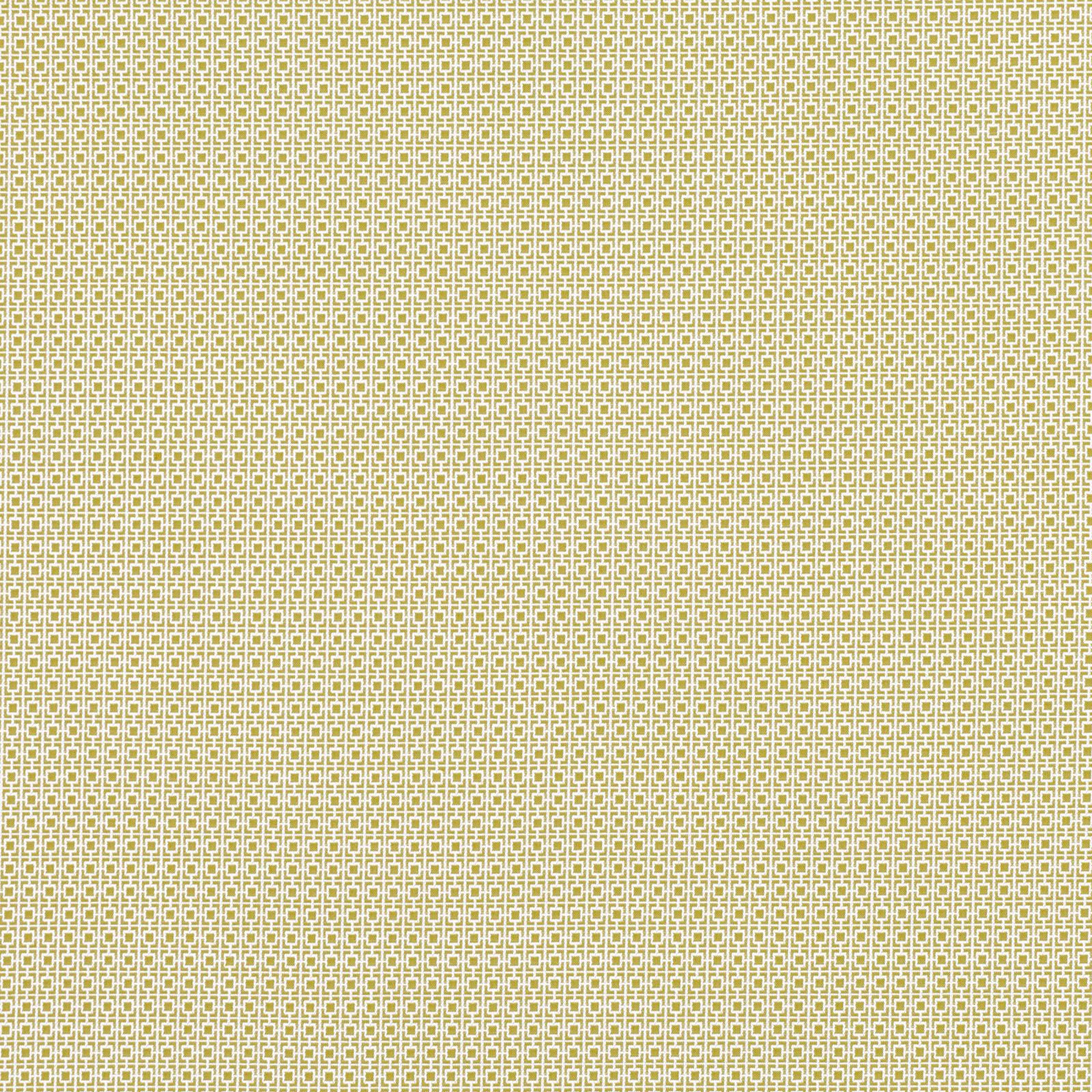 Small cream lattice woven across a muted pesto olive-green ground