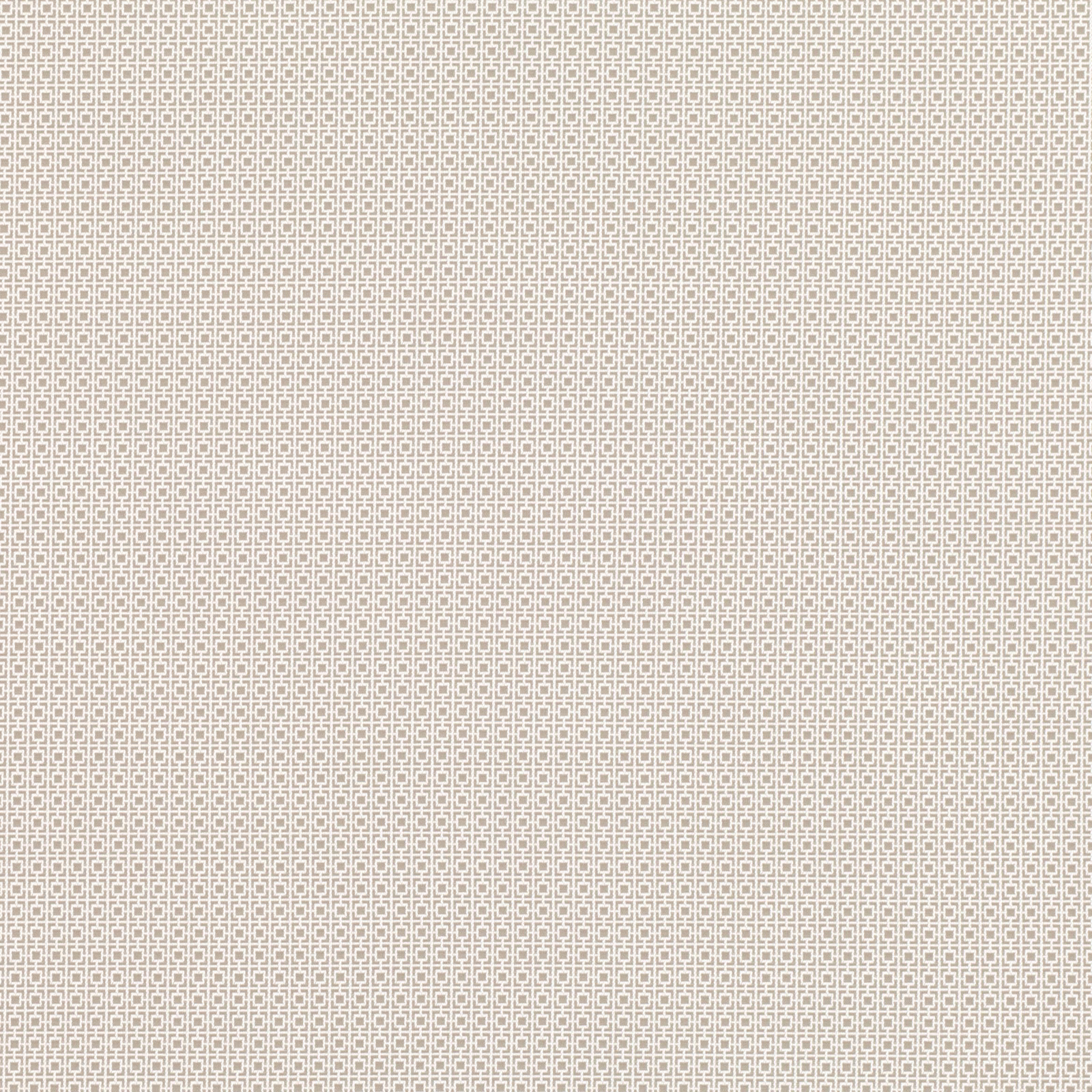 Pale stone taupe fabric with a tiny interlocking square lattice weave