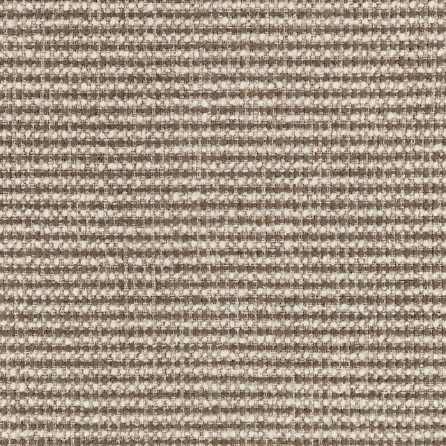 Warm taupe woven upholstery fabric with ivory flecks and a dense nubby texture