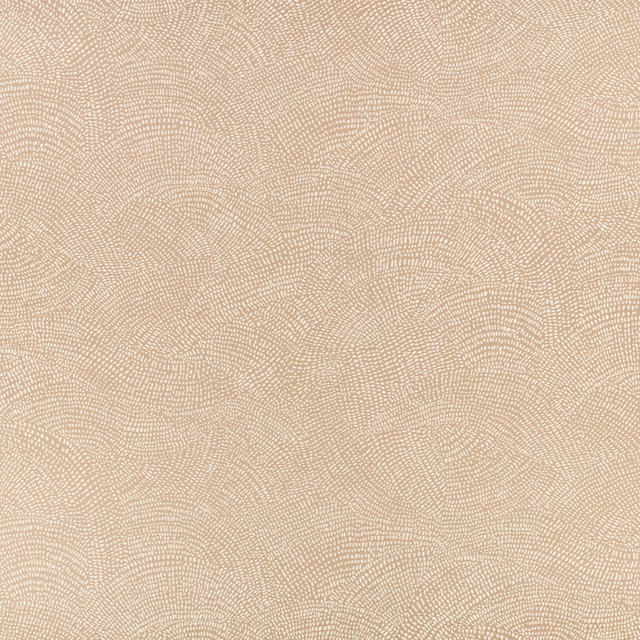 Warm almond-beige textile with a fine, rippling broken-mark pattern