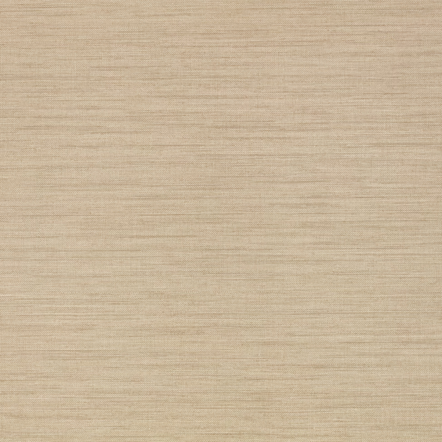 Warm oat wallcovering with fine horizontal embossed lines and subtle tonal depth