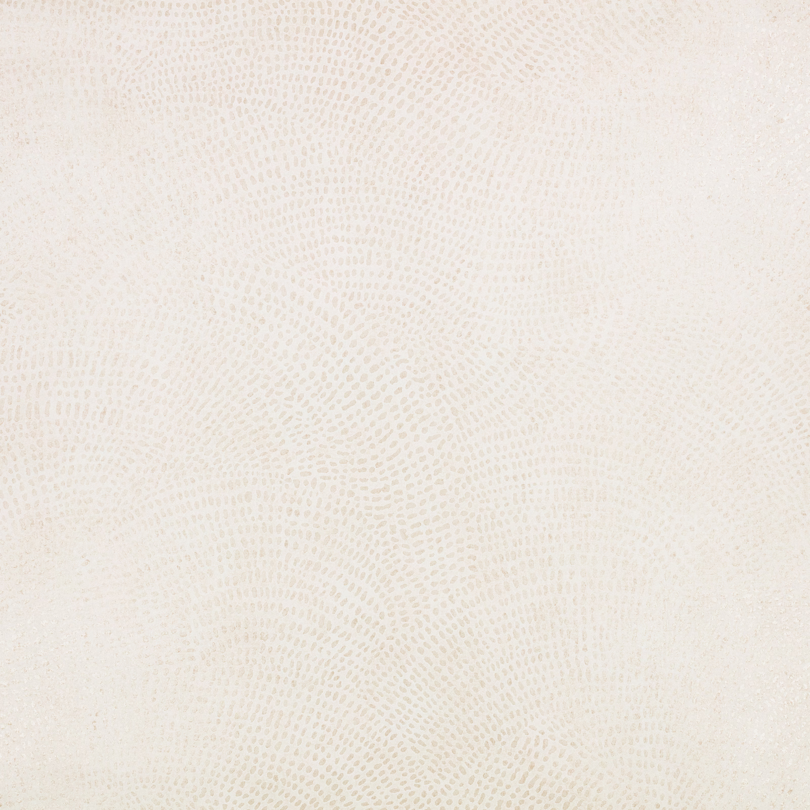 Warm egret wallpaper with tiny ivory pebble-like marks in a soft tonal field