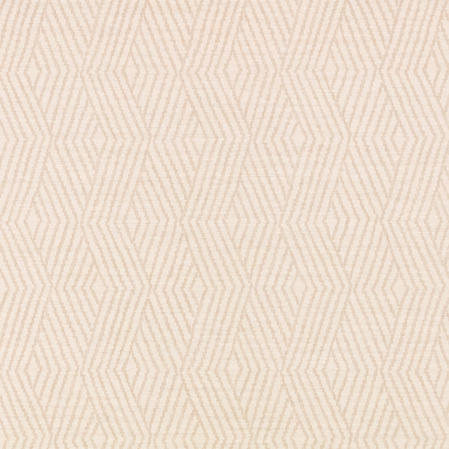 Warm ivory wallpaper with pale beige zigzag diamond lines in a repeating geometric pattern