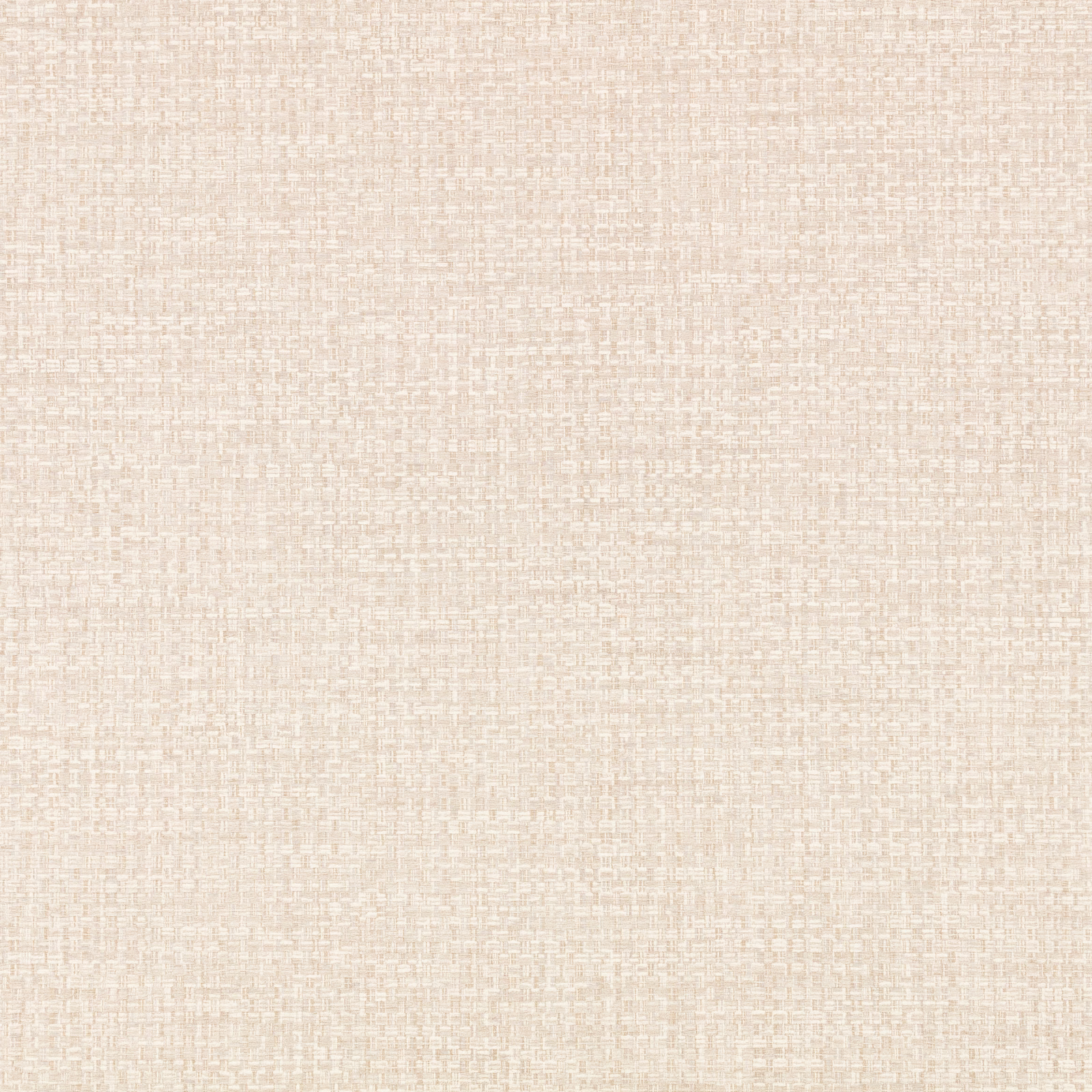 Pale cream-beige wallpaper with a fine irregular woven-look crosshatch texture