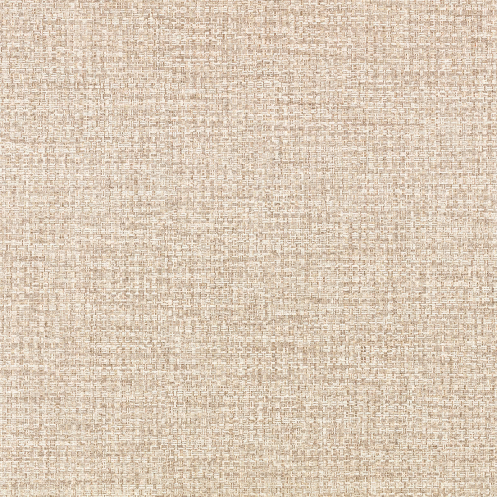 Pale warm beige wallpaper with fine irregular woven-look crosshatch texture