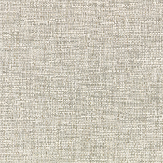 Pale greyed mint wallpaper with fine ivory and grey interlaced texture
