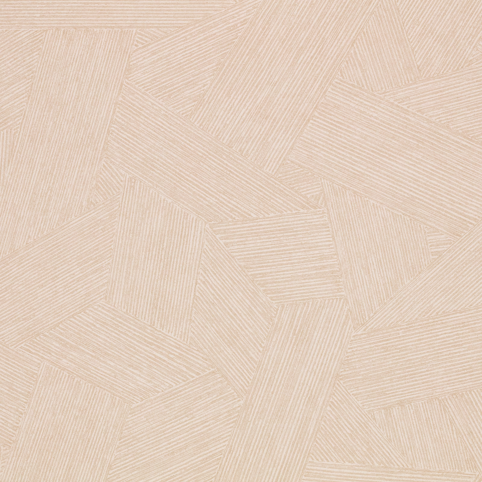 Pale soapstone wallpaper with angular panels and fine ivory linear texture