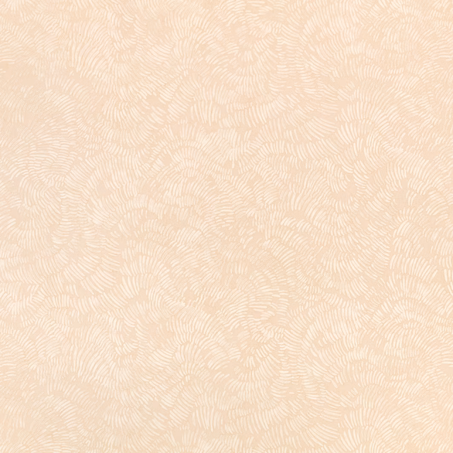 Pale blush wallpaper with fine cream abstract botanical marks in an all-over pattern